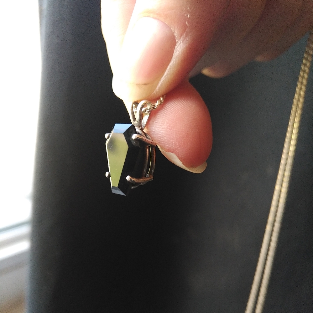 Coffin Gems 3ct Death pendant